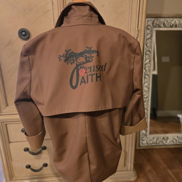 Focused Faith Jackets & Blazers - Brown Women's Jacket